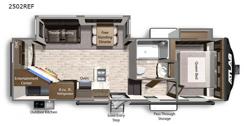 2020 Dutchmen Atlas 2502REF, $ 0