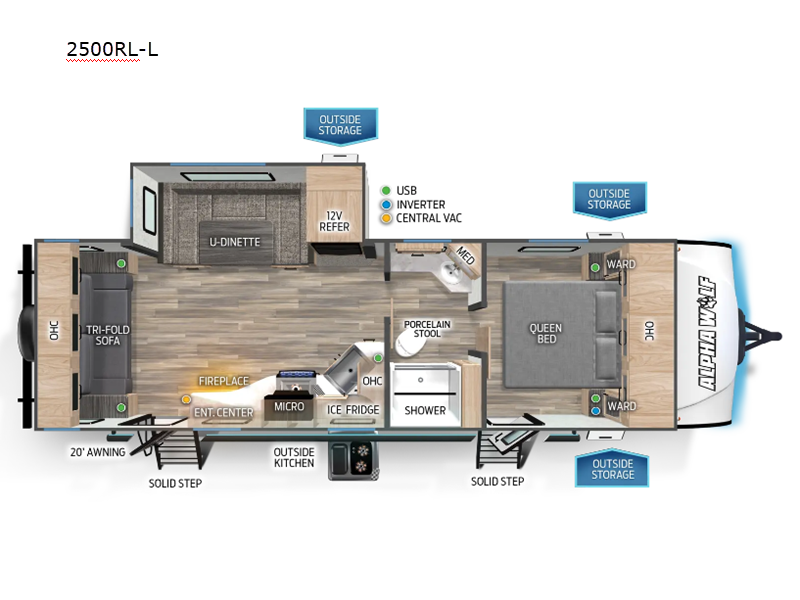 2024 Forest River Cherokee Alpha Wolf 2500RL-L, $ 29,995