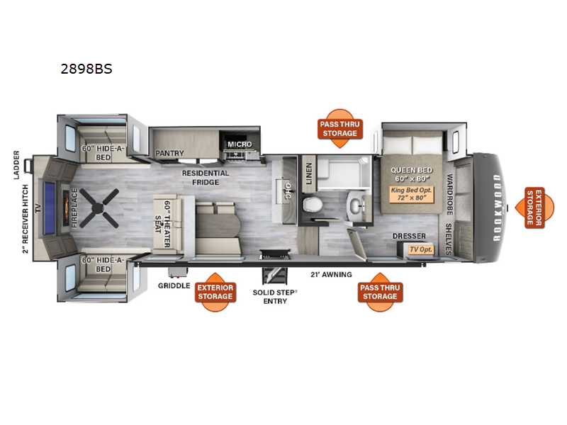 2023 Forest River Rockwood Signature FW 2898BS, $ 64,990