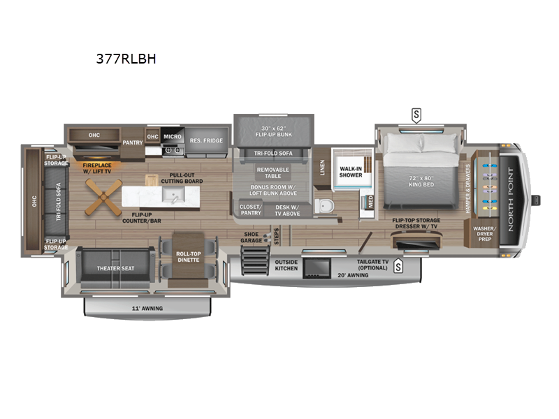 2026 Jayco North Point 377RLBH, $ 148,044