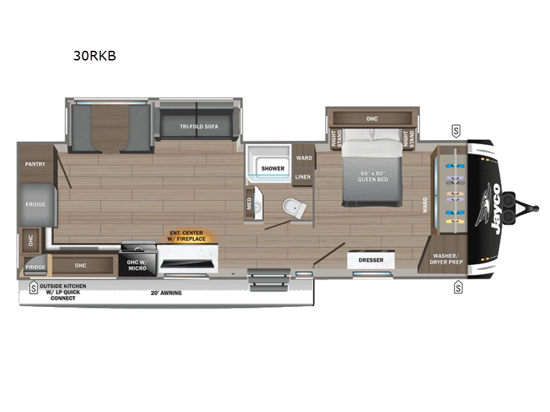 2025 Jayco Jay Feather 30RKB, $ 63,348