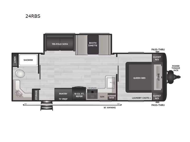 2025 Keystone Hideout 24RBS, $ 24,990
