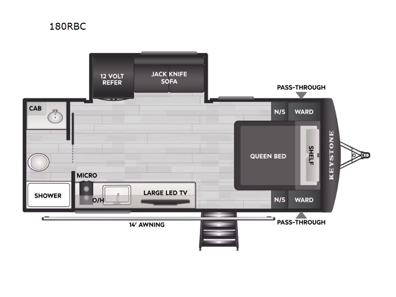 2026 Keystone Passport Classic 180RBC, $ 23,495