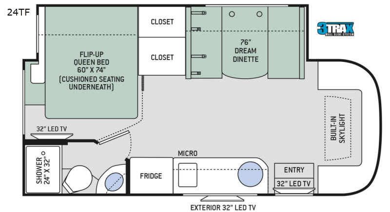 2019 Thor Motor Coach Gemini® RUV™ 24TF, $ 82,990