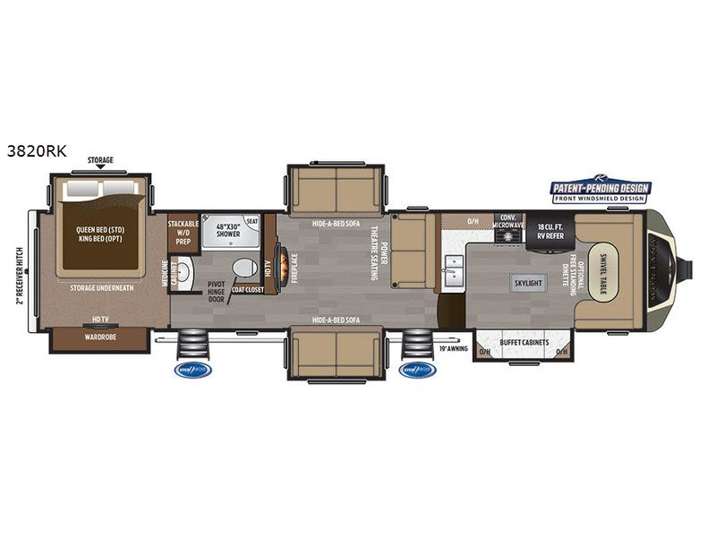 2018 Keystone Montana 3820FK, $ 0