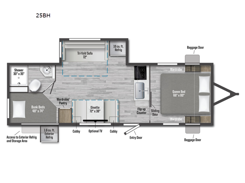 2026 Winnebago Access 25BH, $ 36,309