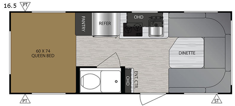 2018 Forest River No Boundaries 16.5, $ 0