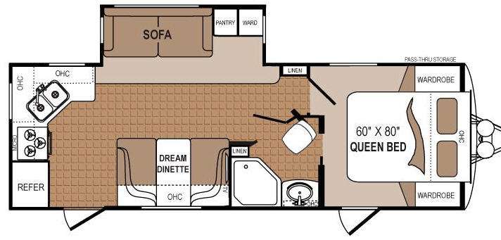 2012 Dutchmen Komfort 2410RK, $ 26,990