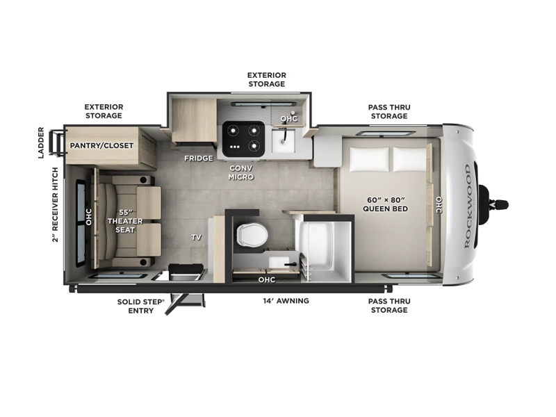 2026 Forest River Rockwood Geo Pro G19RL, $ 40,033