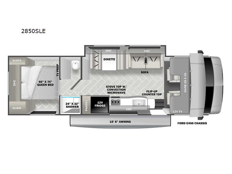 2025 Forest River Sunseeker LE Ford Chesis 2850SLE, $ 142,094