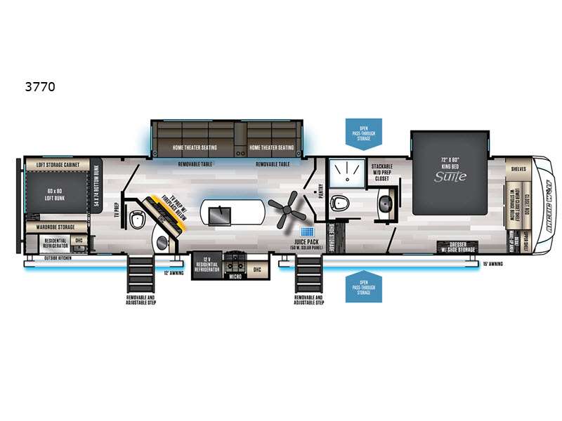 2022 Forest River Cherokee Arctic Wolf 3770 SUITE, $ 39,990