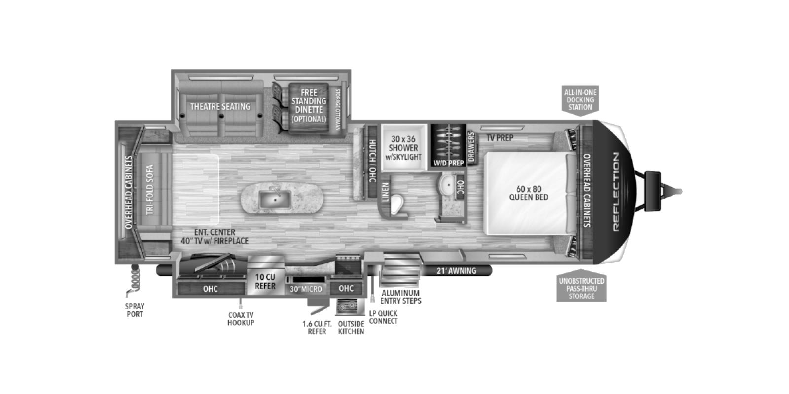 2022 Grand Design Reflection (Travel Trailer) 297R, $ 29,900