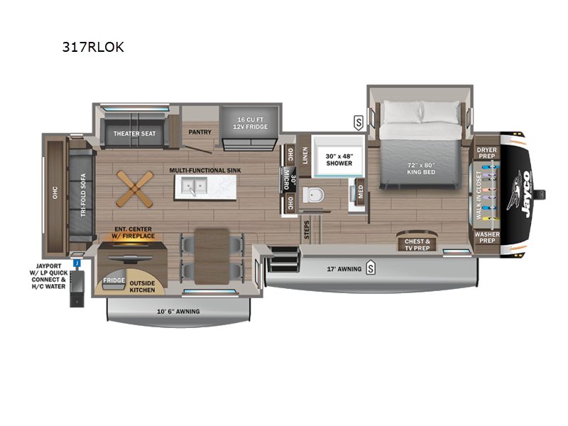 2025 Jayco Eagle 317RLOK, $ 62,990