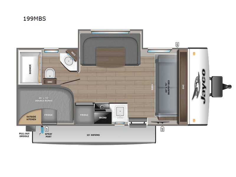 2025 Jayco Jay Feather Micro 199MBS, $ 50,678