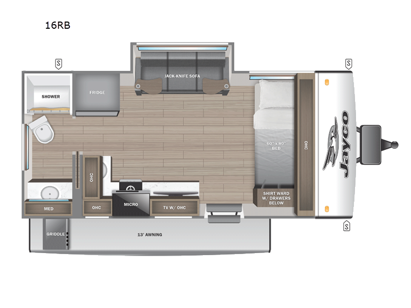 2025 Jayco Jay Feather Air 16RB, $ 43,793