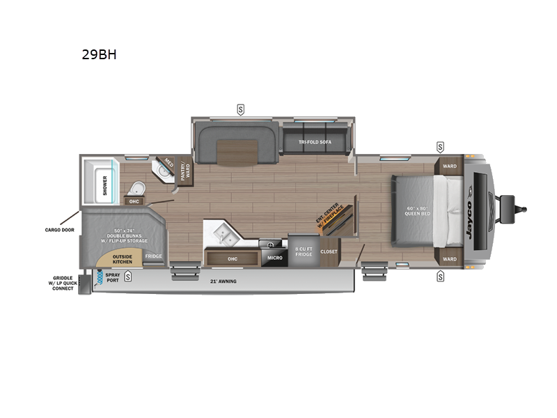 2024 Jayco White Hawk 29BH, $ 35,990