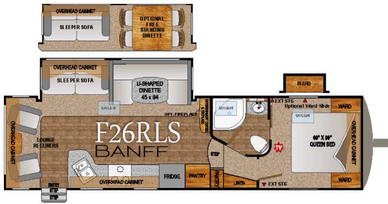 2015 Outdoors RV Glacier Peak F26RLS, $ 39,990