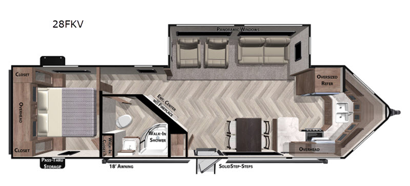 2021 Forest River Wildwood 28FKV, $ 0