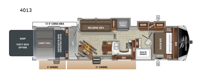 2020 Jayco Seismic 4013, $ 0