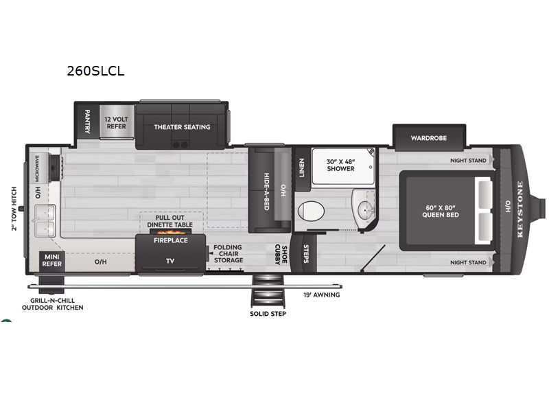 2026 Keystone Arcadia Super Lite 260SLCL, $ 71,476