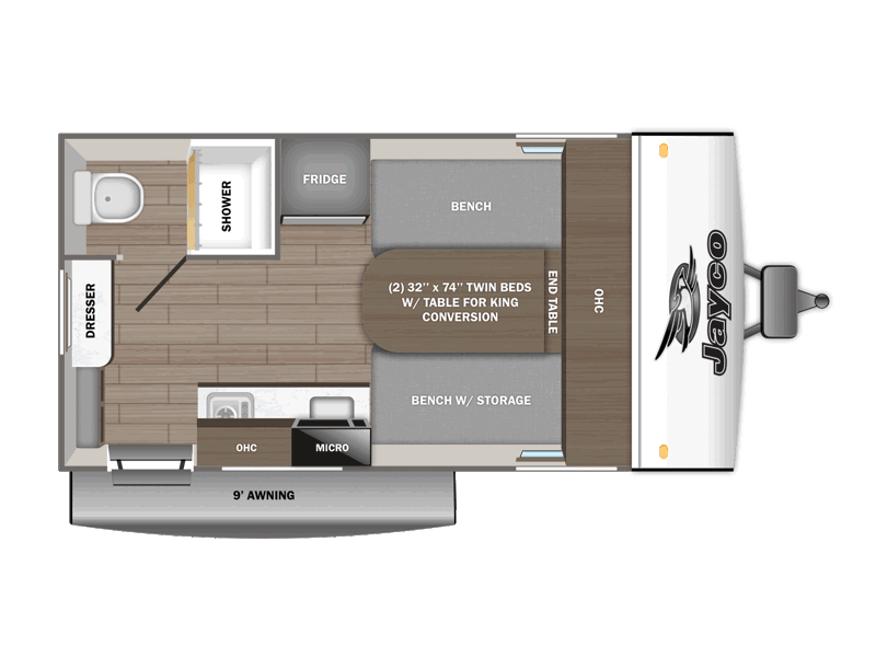 2026 Jayco Jay Feather Air SL 15TBSL, $ 24,443