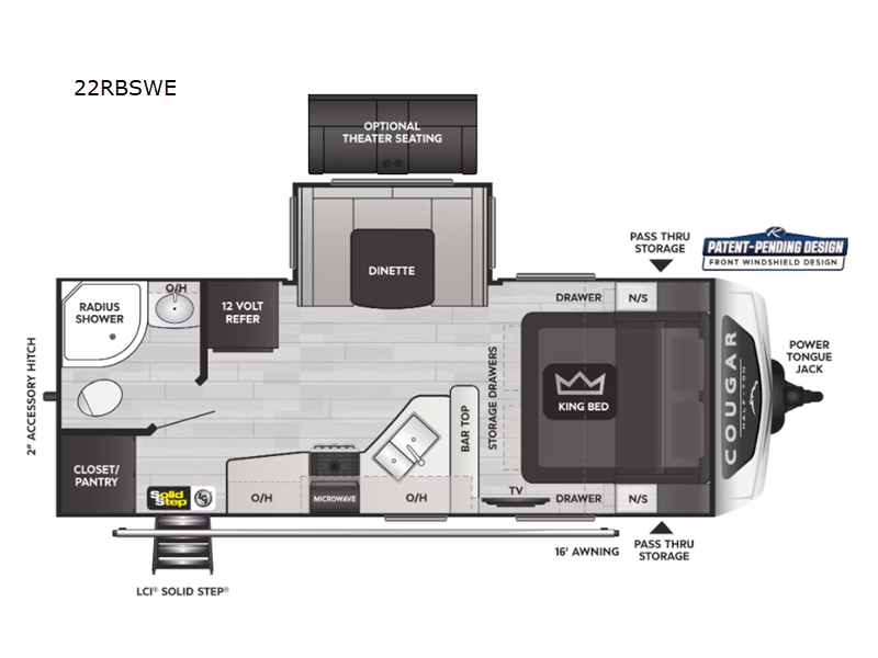 2024 Keystone Cougar Half-Ton (Travel Trailer - We, $ 42,990