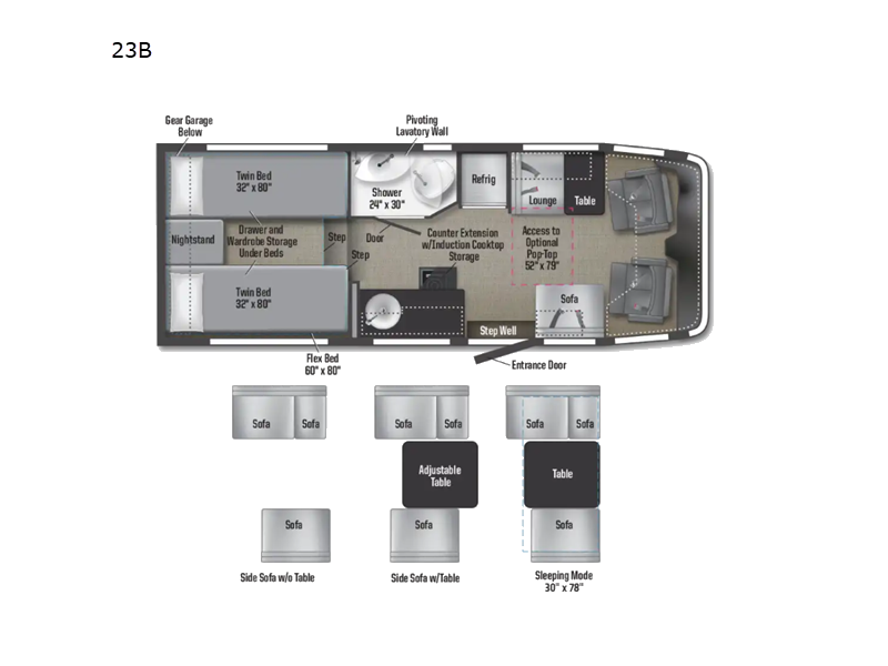 2026 Winnebago EKKO 23B, $ 233,166
