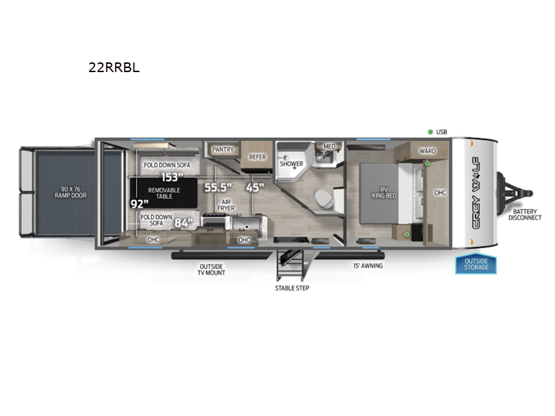 2026 Forest River Cherokee Grey Wolf Black Label T, $ 49,844