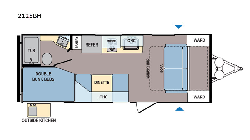 2019 Dutchmen Coleman Light LX 2125BH, $ 0