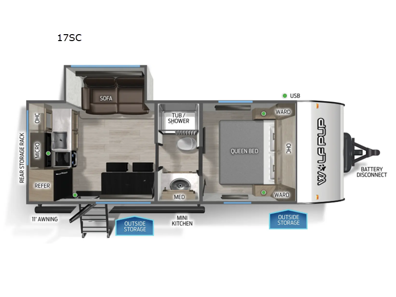 2026 Forest River Cherokee Wolf Pup 17SC, $ 41,221