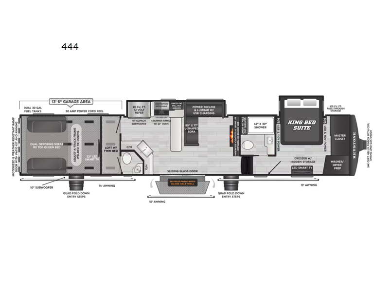 2026 Keystone Raptor 444, $ 192,683