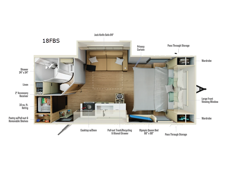2026 Winnebago Thrive 18FBS, $ 39,007