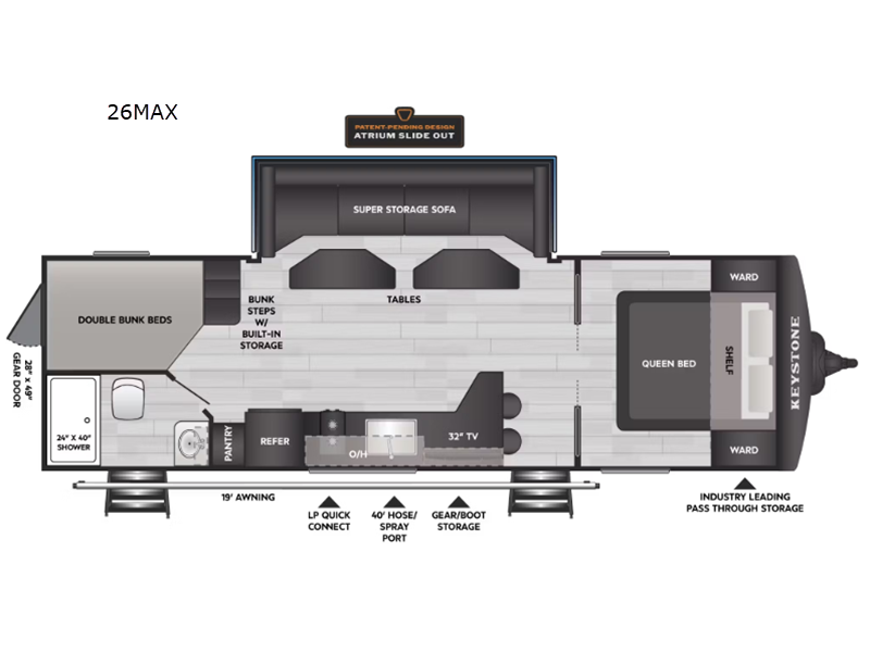 2026 Keystone Walkabout 26MAX, $ 73,997