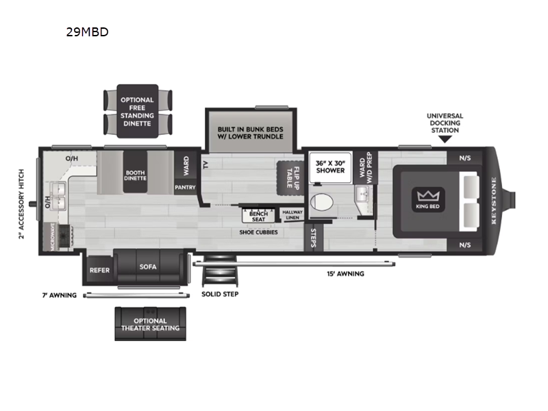 2026 Keystone Cougar Half-Ton (Fifth Wheel) 29MBD, $ 72,440