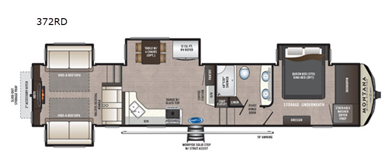 2020 Keystone Montana High Country 372RD, $ 59,990