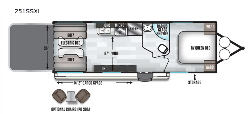 2019 Forest River Salem 251SSXL, $ 32,990