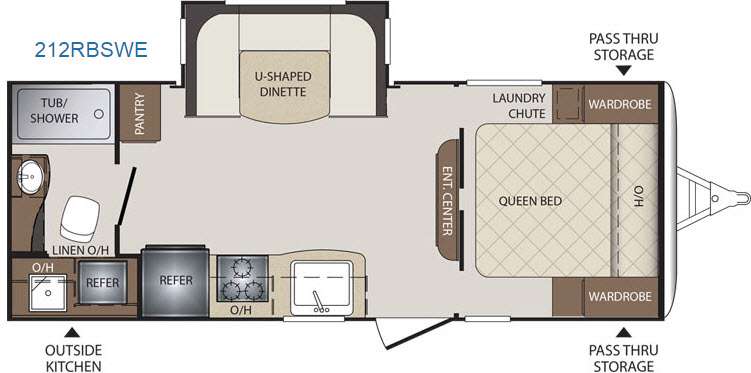 2016 Keystone Bullet 212RBSWE, $ 19,990