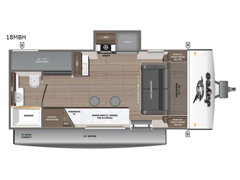 2026 Jayco Jay Feather Air 18MBH, $ 47,416