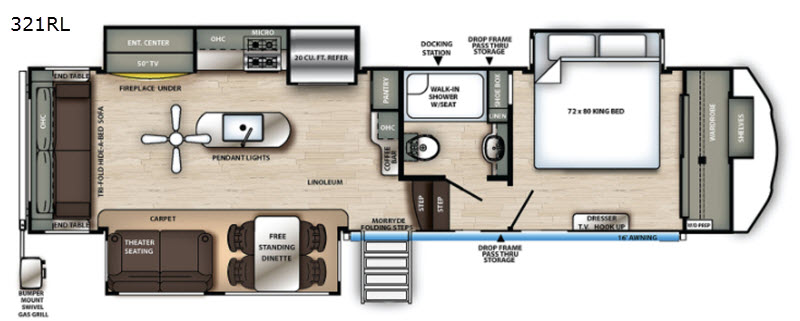 2021 Forest River Sierra 321RL, $ 0