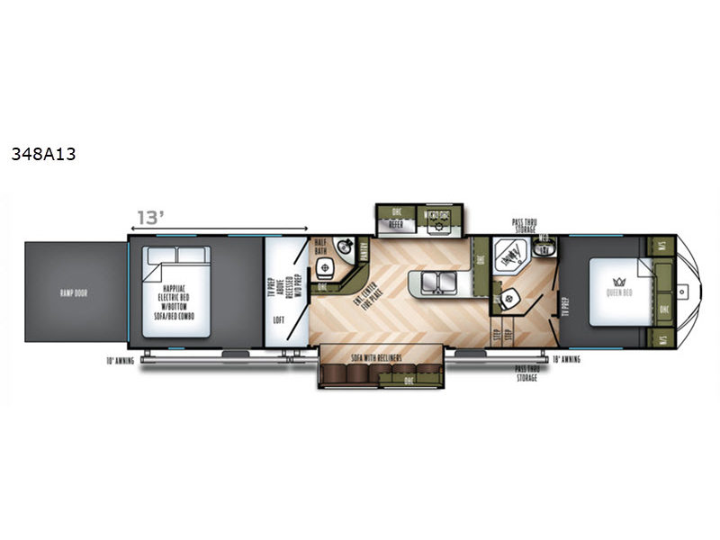 2019 Forest River Vengeance 348A13, $ 0