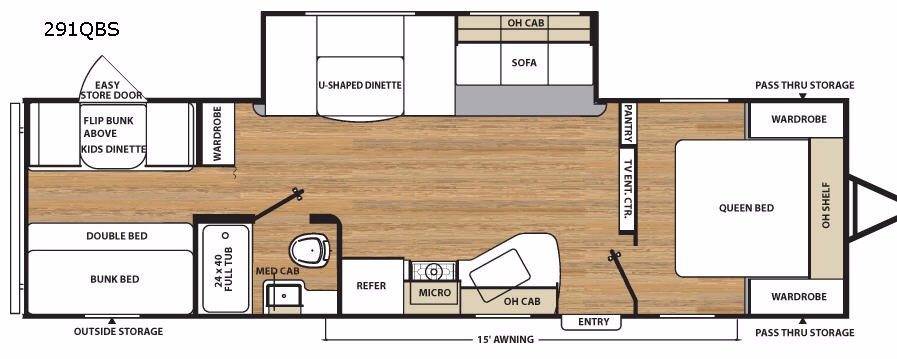 2017 Coachmen Catalina SBX 291QBS, $ 0