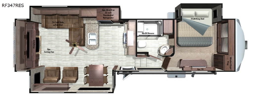 2017 Highland Ridge Open Range Roamer RF347RES, $ 25,999