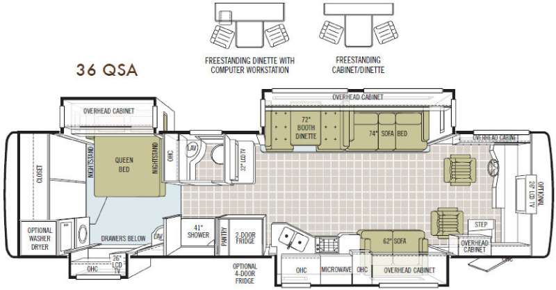 2010 Tiffin Motorhomes Allegro Red 36 QSA, $ 0