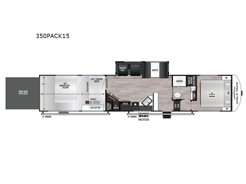 2026 Forest River Cherokee Wolf Pack Limited Fifth, $ 0