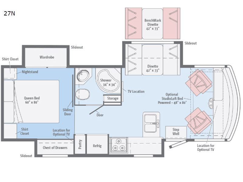 2017 Winnebago Vista LX 27N, $ 79,990