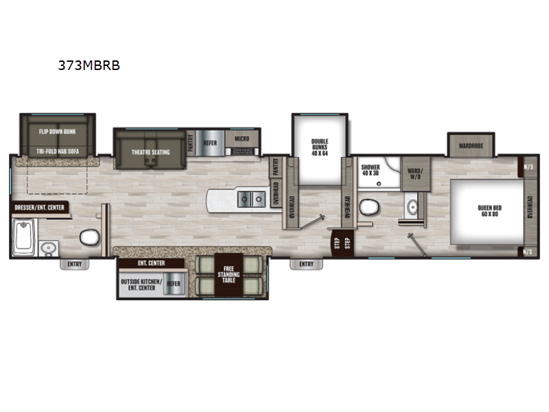 2022 Coachmen Chaparral 373MBRB, $ 64,999