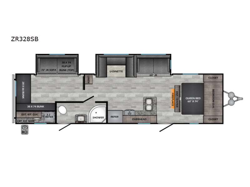 2023 CrossRoads Zinger ZR328SB, $ 33,990