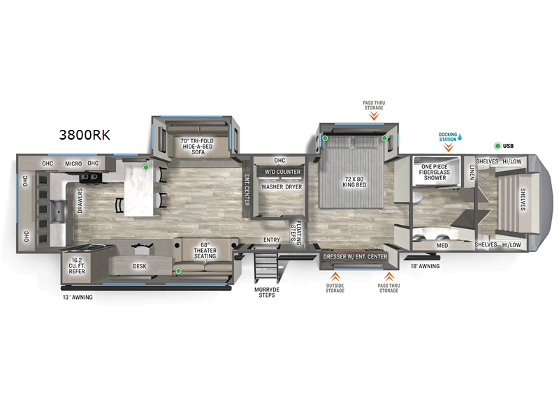 2026 Forest River Sandpiper 3800RK, $ 94,296