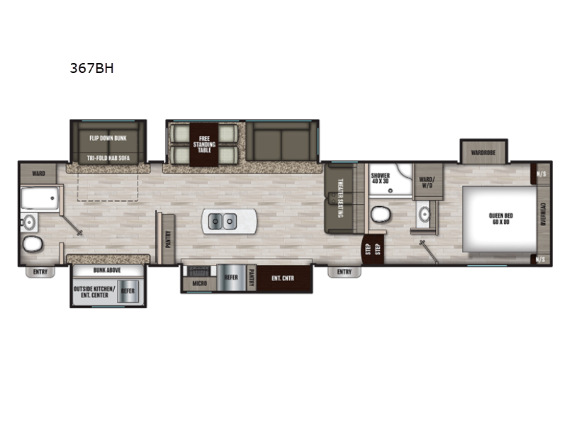 2022 Coachmen Chaparral 367BH, $ 59,876