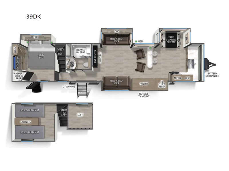 2026 Forest River Cherokee Timberwolf 39DK, $ 83,203
